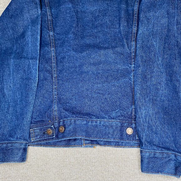 Levis Authorized Vintage Trucker Jacket Men's XS Blue Denim 100% Cotton USA NWT - Picture 11 of 16